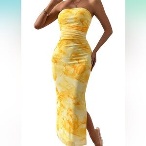 Women’s mesh floral dress